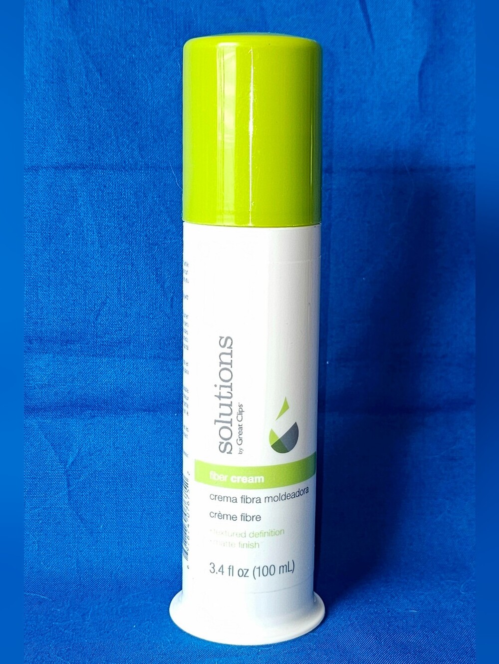 Solutions Fiber Cream Great Clips 3.4oz Firm Hold Pliable Volume Hair Styling